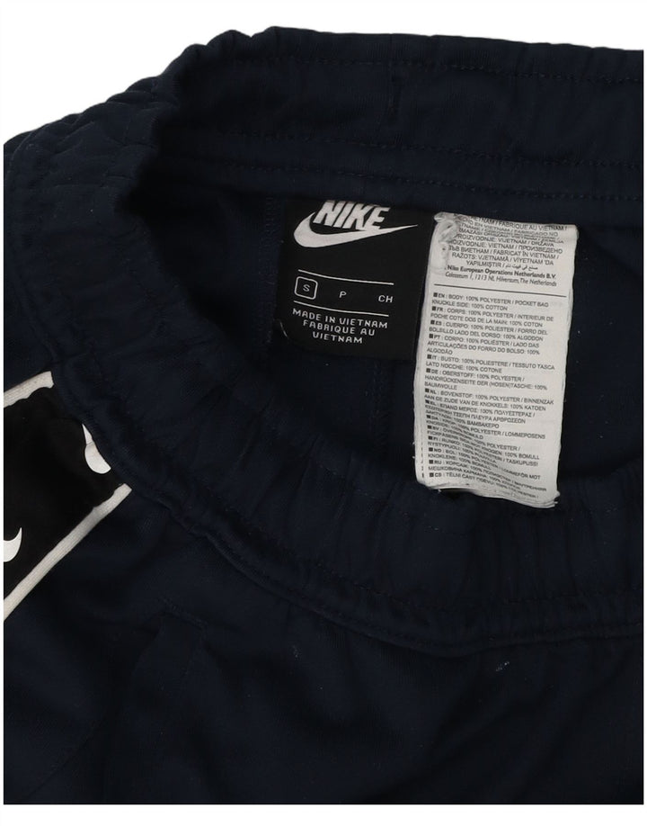 Мужские спортивные брюки с графическим рисунком Nike, маленькие темно-синие брюки из полиэстера