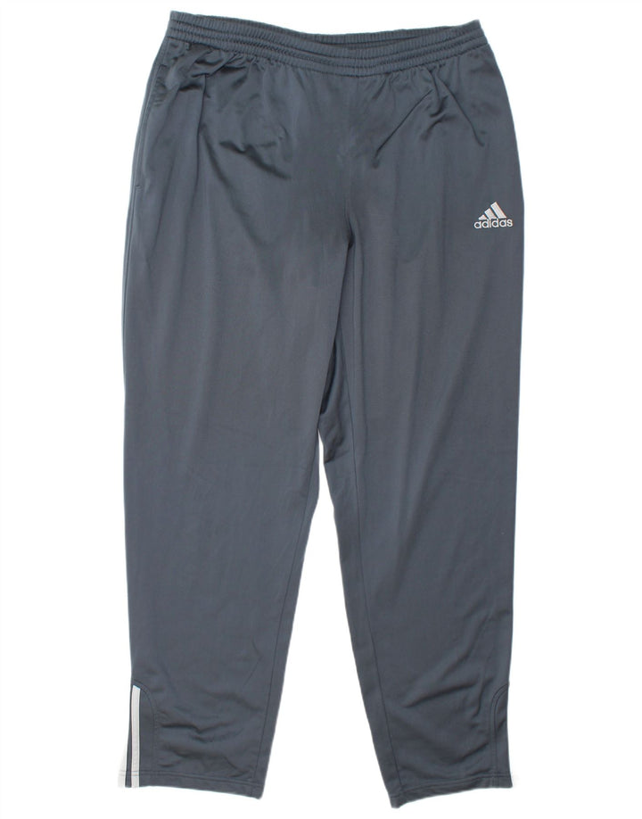 Мужские спортивные брюки ADIDAS UK 46/48 XL, серый полиэстер