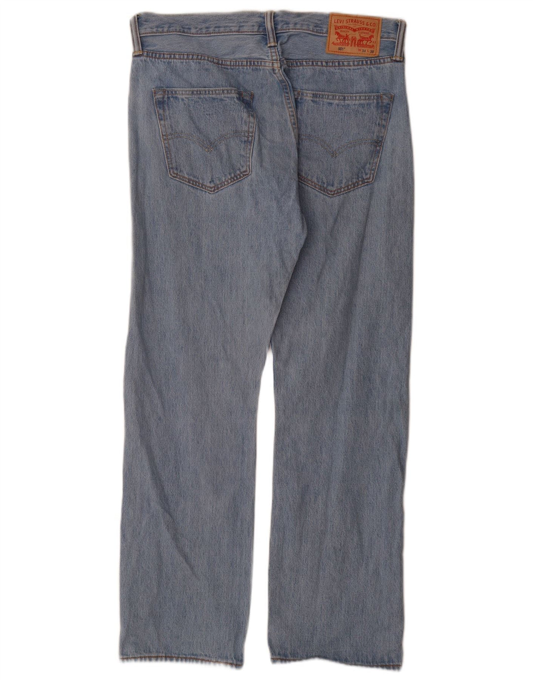 Мужские прямые джинсы Levi's W34 L30 синие, хлопок