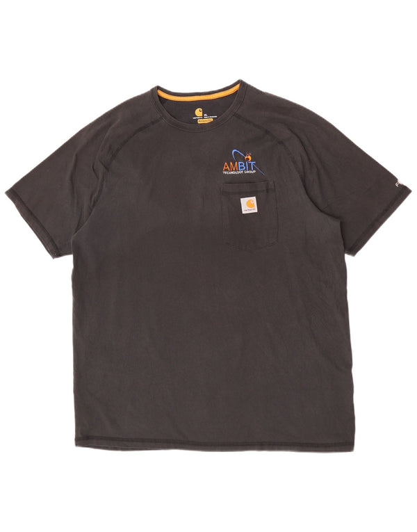 Мужская футболка свободного кроя Carhartt XL, серый хлопок