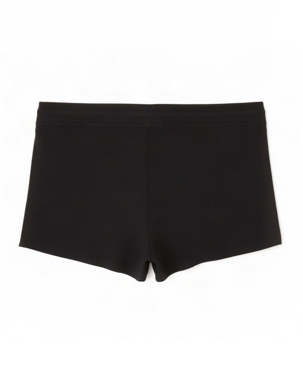 Женские спортивные шорты с графическим рисунком Hollister UK 6 XS, черный хлопок