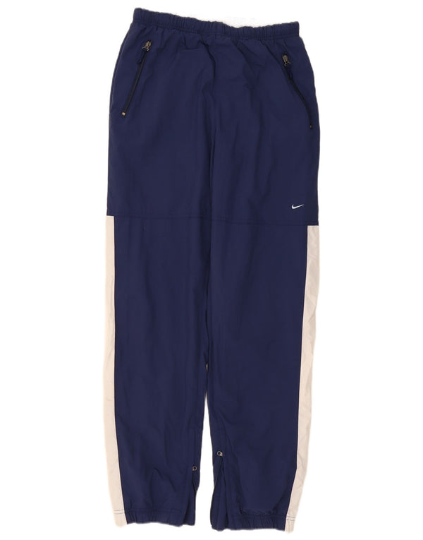 Nike Boys Tracksuit Trousers Joggers 13-14 Years XL Navy Blue Sports