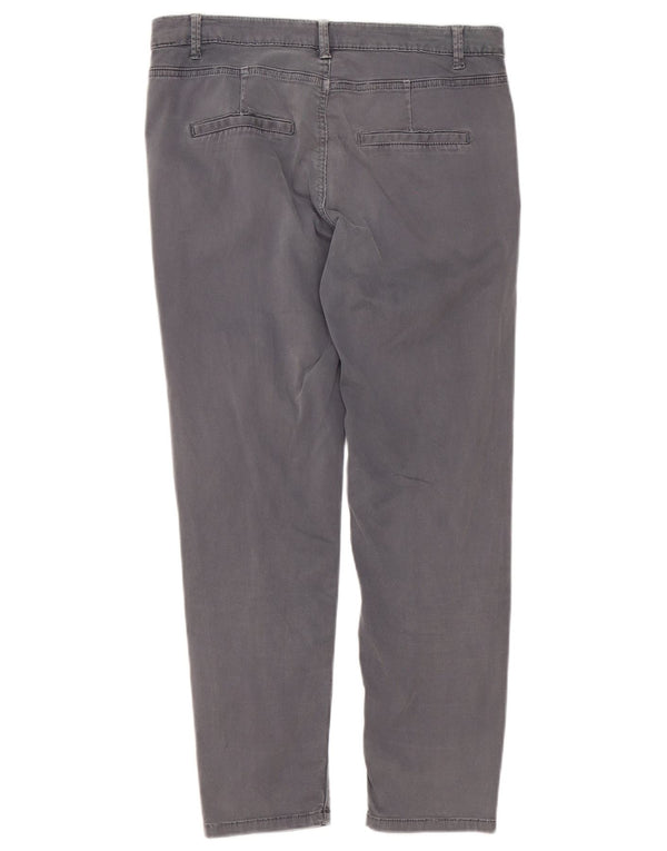 Женские прямые брюки чинос Zara EU 36 XS W26 L26 Серые