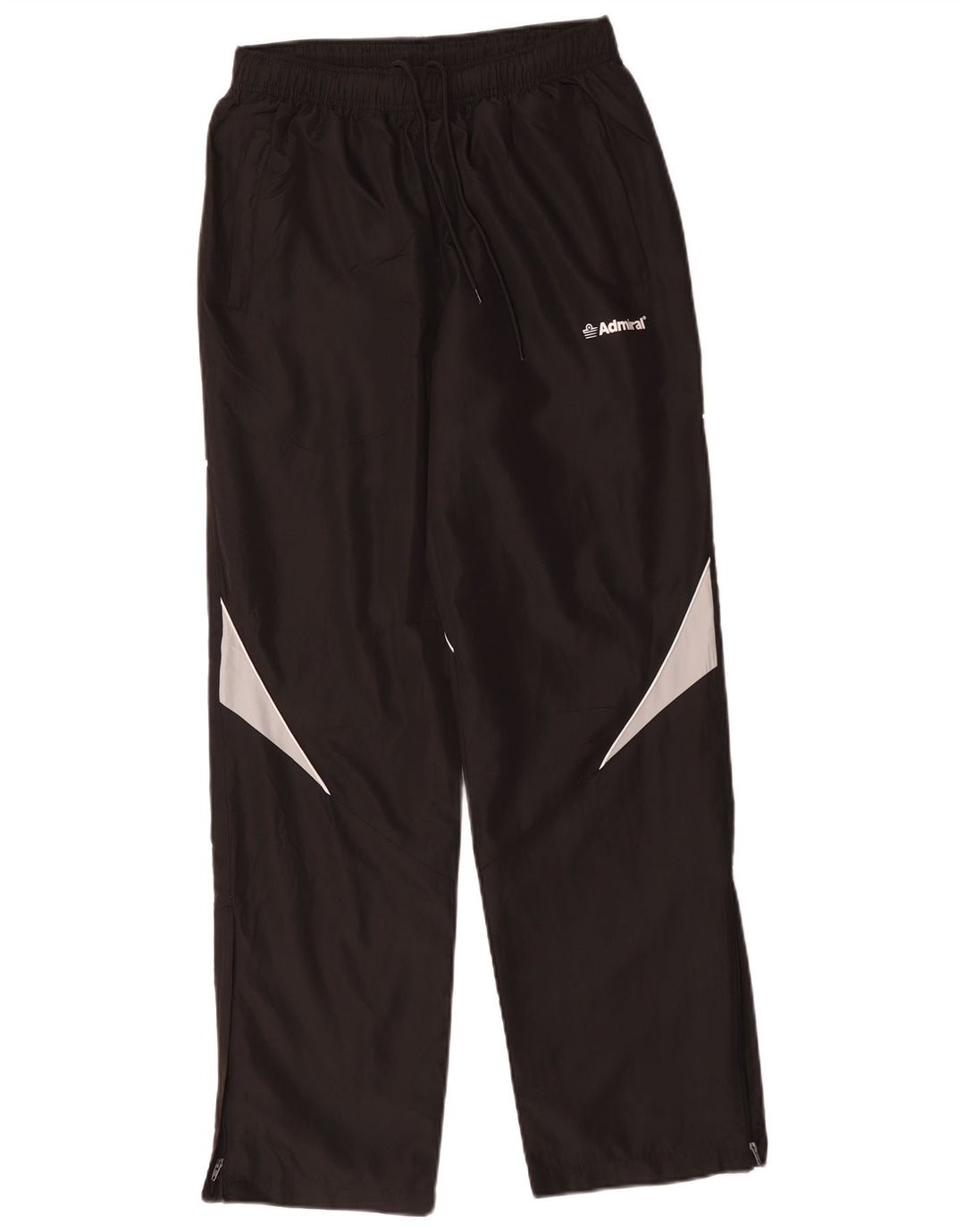 Мужские спортивные брюки Admiral, средние черные полиэстер с цветными блоками