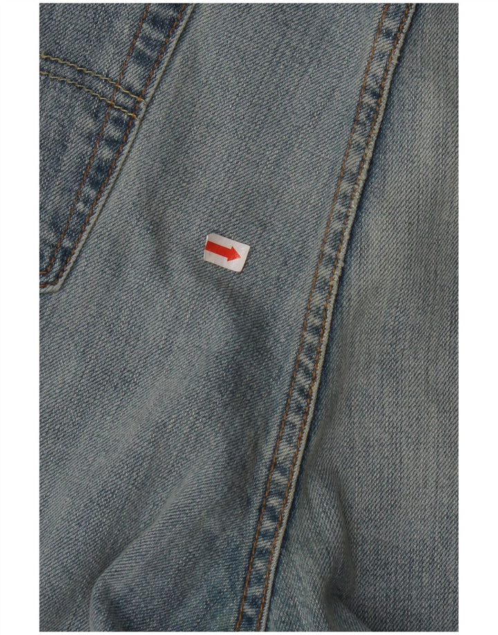 Женские укороченные прямые джинсы LEVI'S 751 W38 L26 синие, хлопок