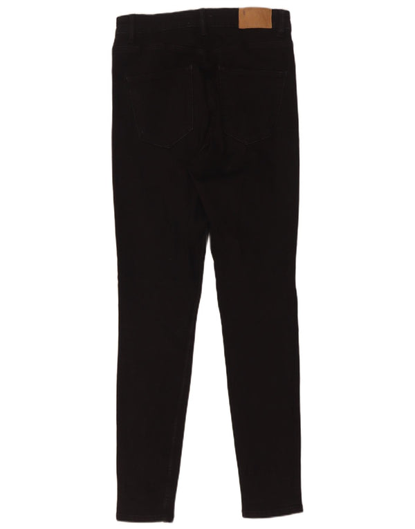 Женские джинсы скинни Zara EU 38, маленькие W28 L29, черный хлопок