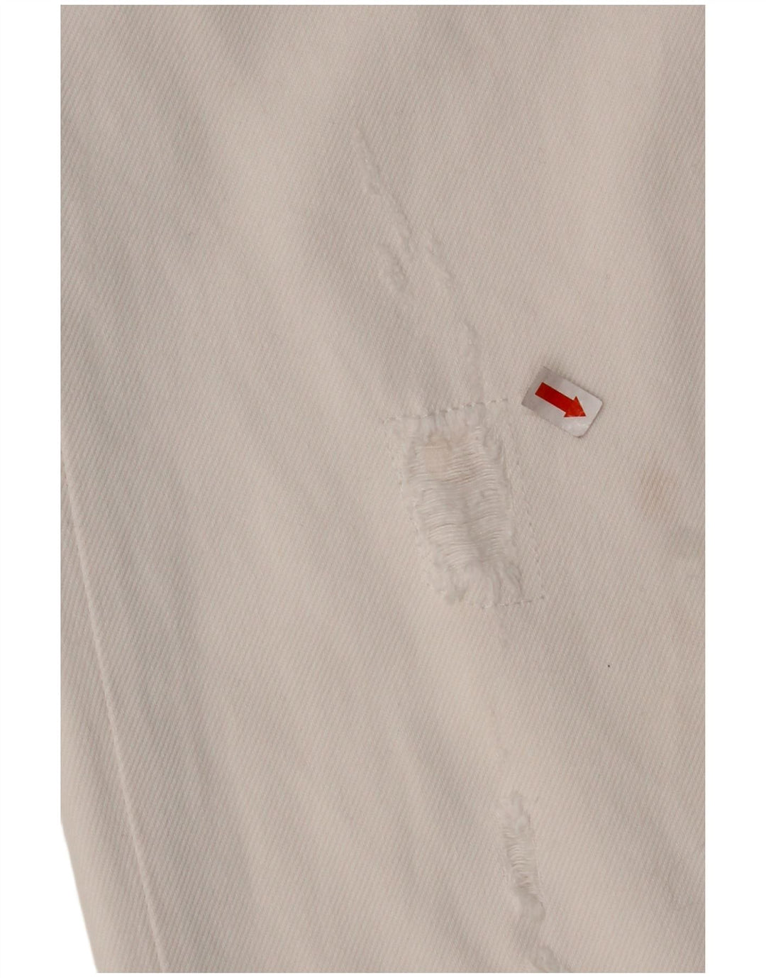 TOMMY HILFIGER Женские потертые прямые джинсы W29 L28 Белый хлопок