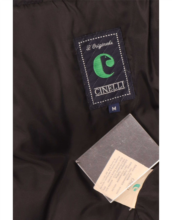 Мужская стеганая куртка Cinelli UK 38, средний черный нейлон