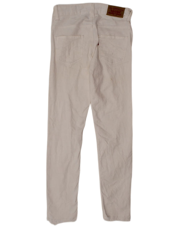 Джинсы LEVI'S Girls 710 Super Skinny 9–10 лет W22 L23, белый хлопок