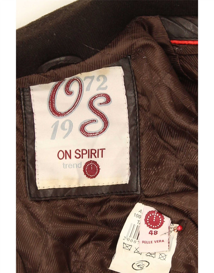 Мужская кожаная куртка On Spirit IT 48 Medium Brown