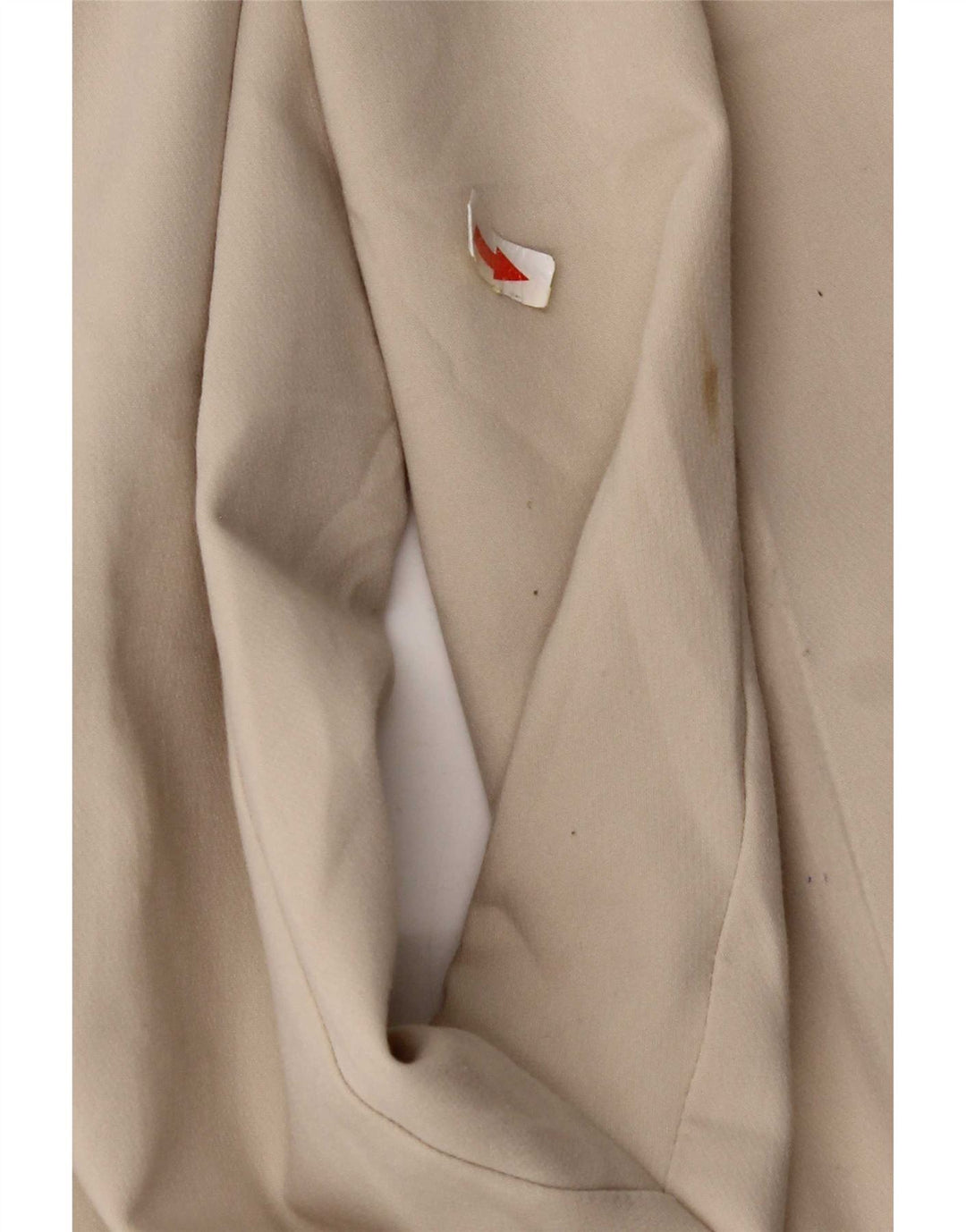 Женские зауженные костюмные брюки Zara среднего размера W28 L26 из белого полиэстера