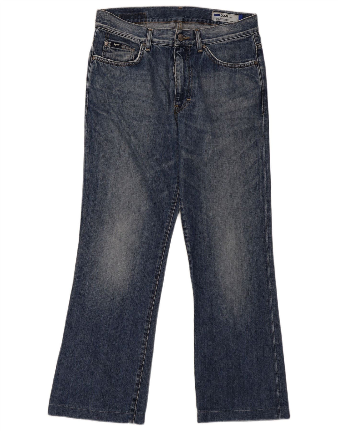 Мужские джинсы Gas Bootcut W33 L29, синие, хлопок