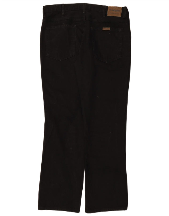 Мужские обычные прямые джинсы Wrangler W38 L32, черный хлопок