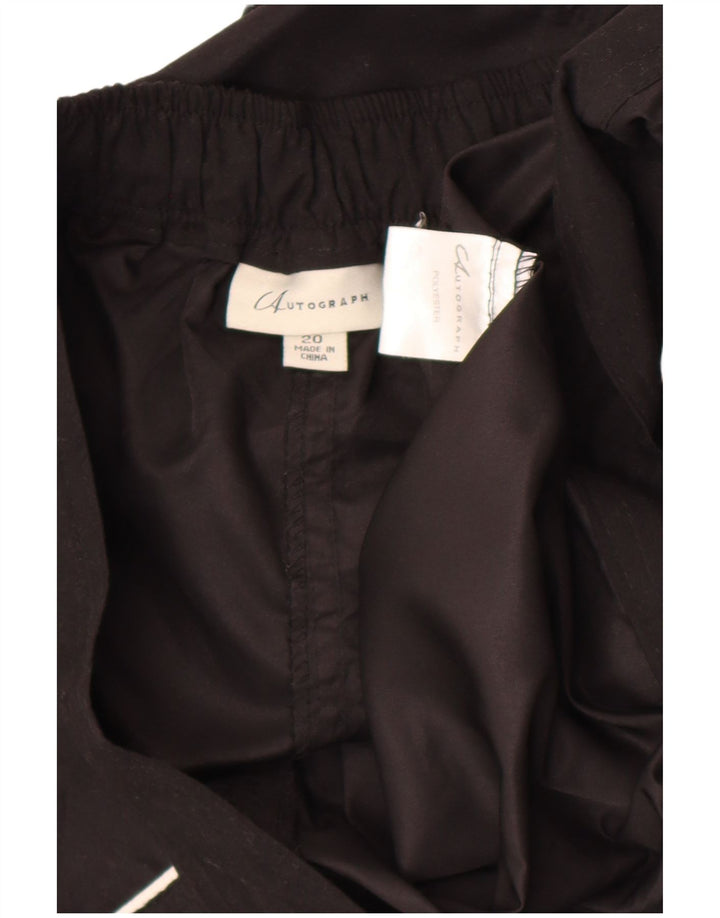 Женские шорты для плавания Marks & Spencer Autograph UK 20 2XL, черный полиэстер