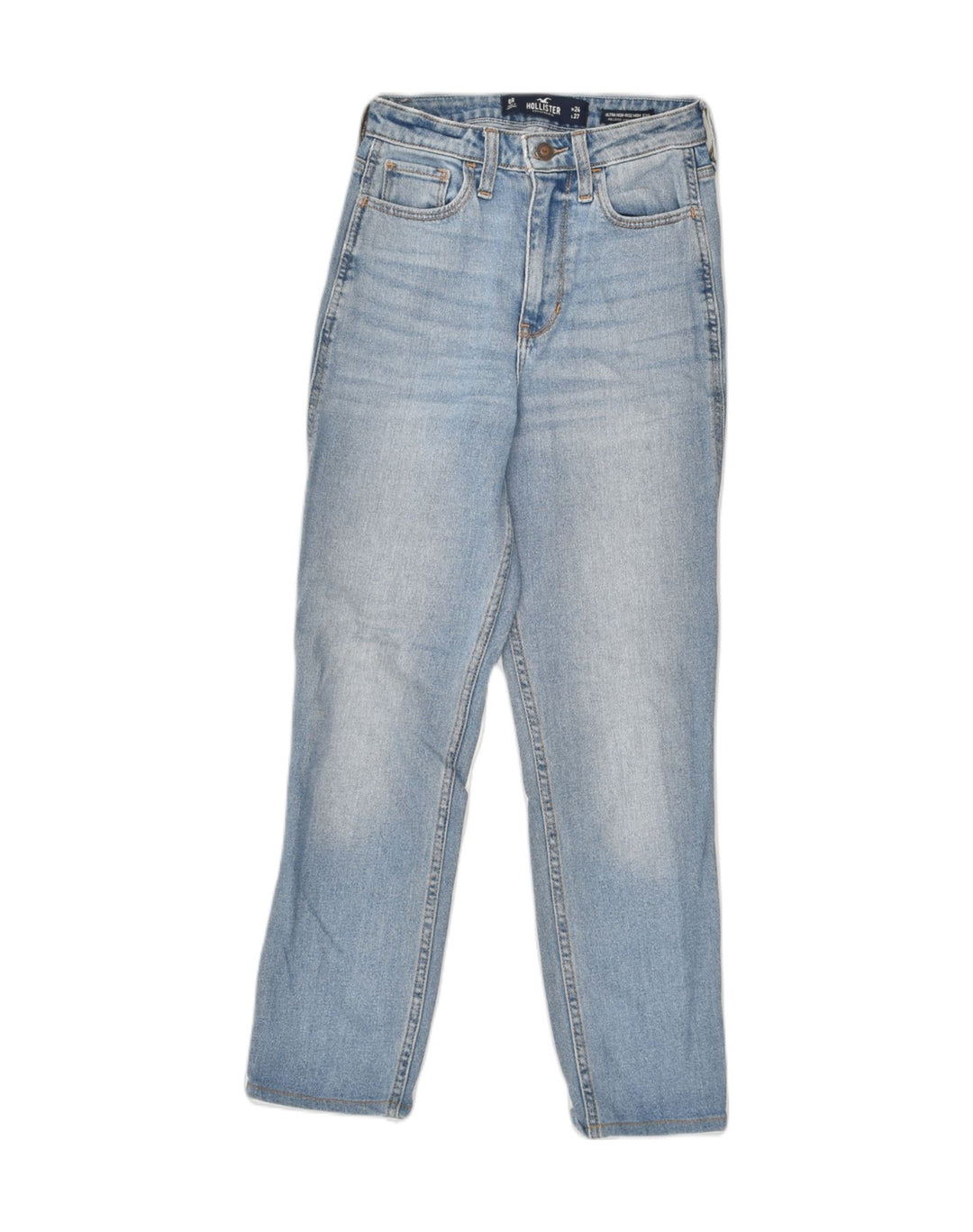 HOLLISTER Womens Vintage High Rise Tapered Jeans US 0 XS W24 L27 Blue | Vintage Hollister | Thrift | Second-Hand Hollister | Used Clothing | Messina Hembry 