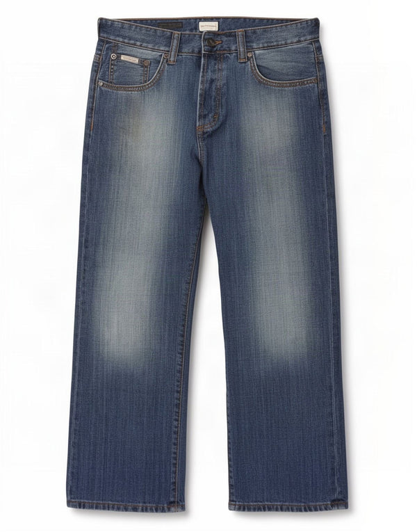 Мужские прямые джинсы Calvin Klein W32 L30, синий хлопок