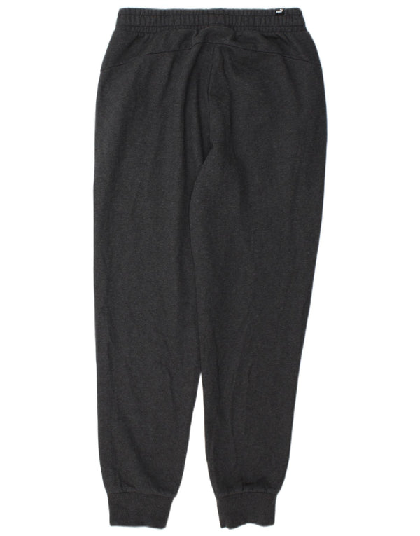 Puma Mens Tracksuit Trousers Joggers Medium  Grey Cotton
