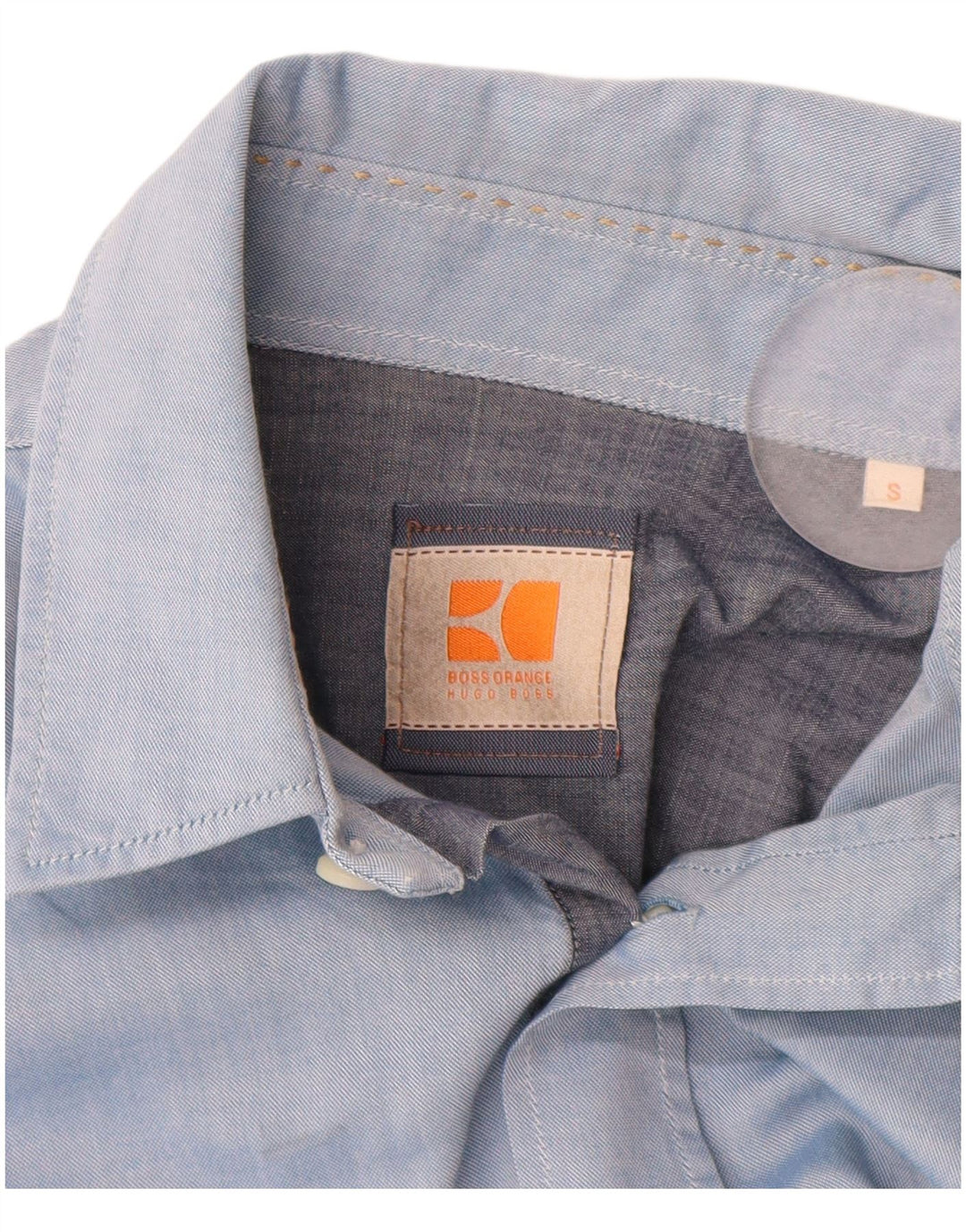 Рубашка мужская HUGO BOSS маленькая синяя