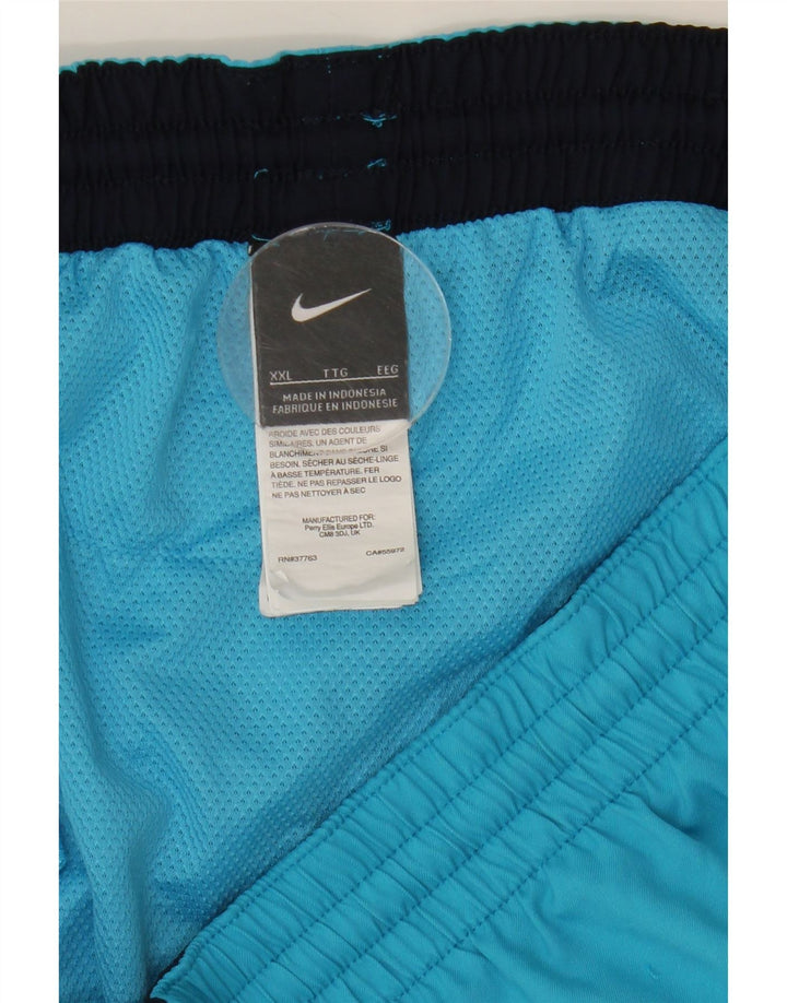 Мужские спортивные шорты NIKE 2XL, синие, полиэстер