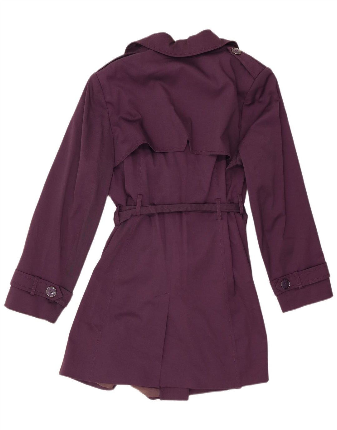 Женский тренч Marks & Spencer Autograph UK 18 XL фиолетовый полиэстер