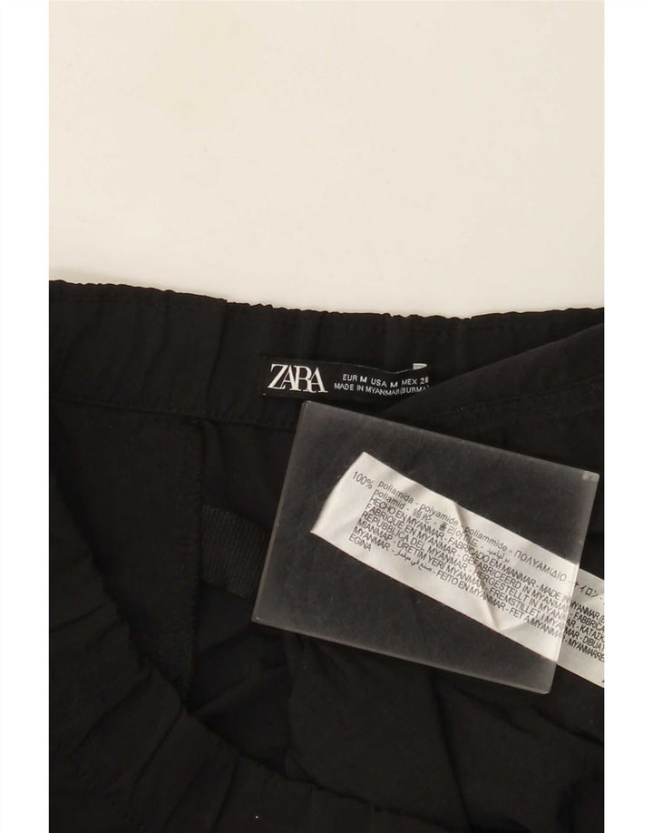 Женские брюки карго свободного кроя Zara Medium W30 L31, черные из полиамида