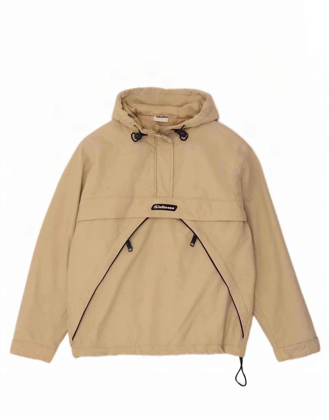 Женский анорак оверсайз с капюшоном Ellesse UK 10, маленький, бежевый, полиэстер