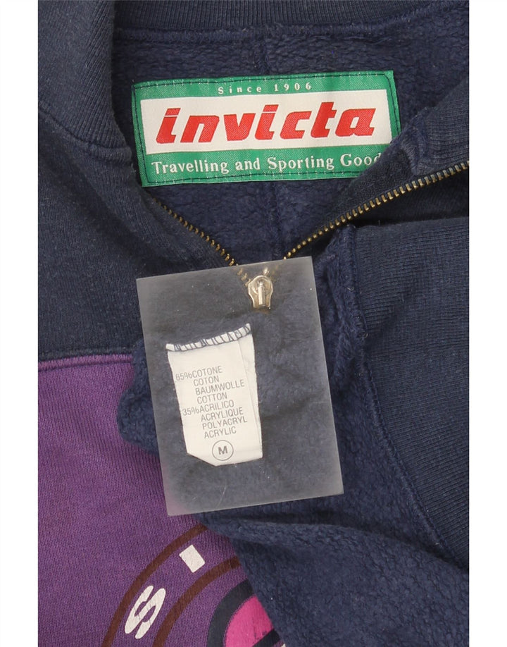 Мужской свитшот Invicta с рисунком, средний, темно-синий, цветных блоков