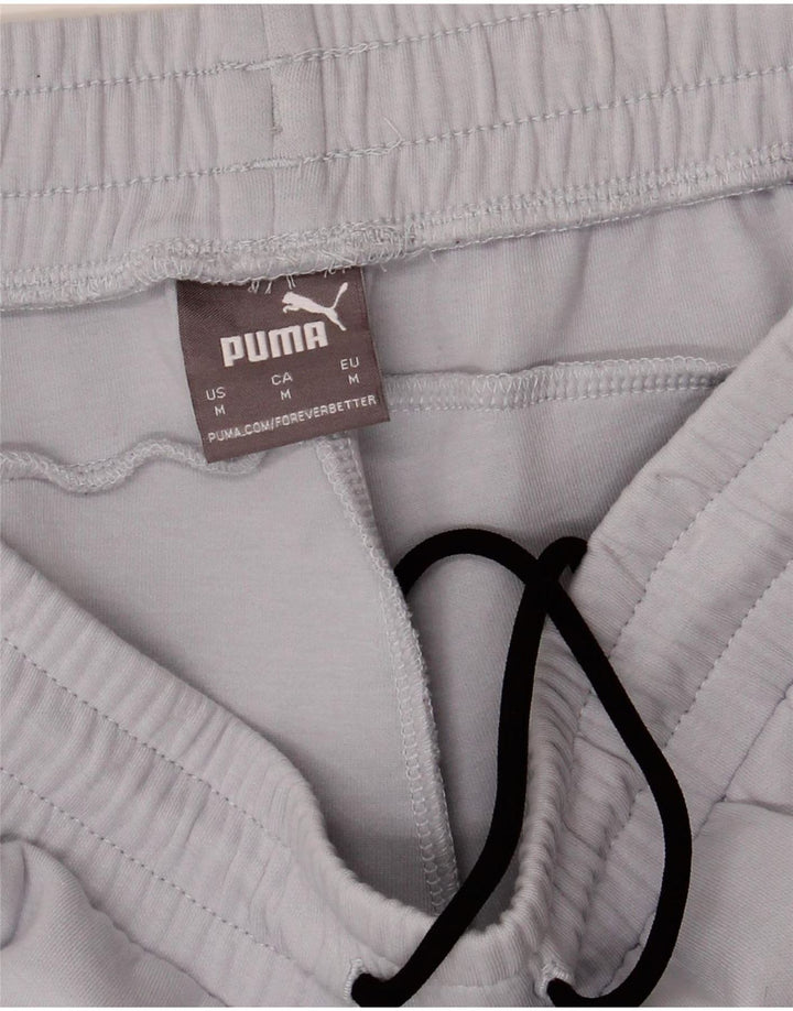 Мужские спортивные брюки Puma, джоггеры, хлопковые, среднего синего цвета