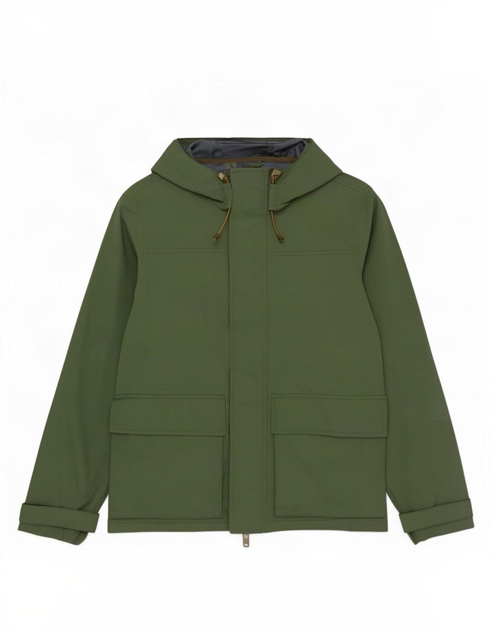 Мужская универсальная куртка с капюшоном J. Crew UK 36, маленький зеленый полиэстер
