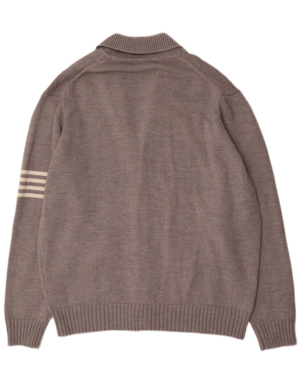 Мужской кардиган-свитер Conte of Florence 3XL, серый, шерсть