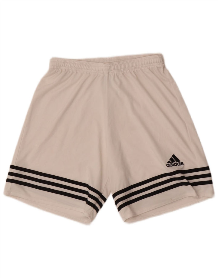 Мужские спортивные шорты Adidas Climalite, маленький белый полиэстер