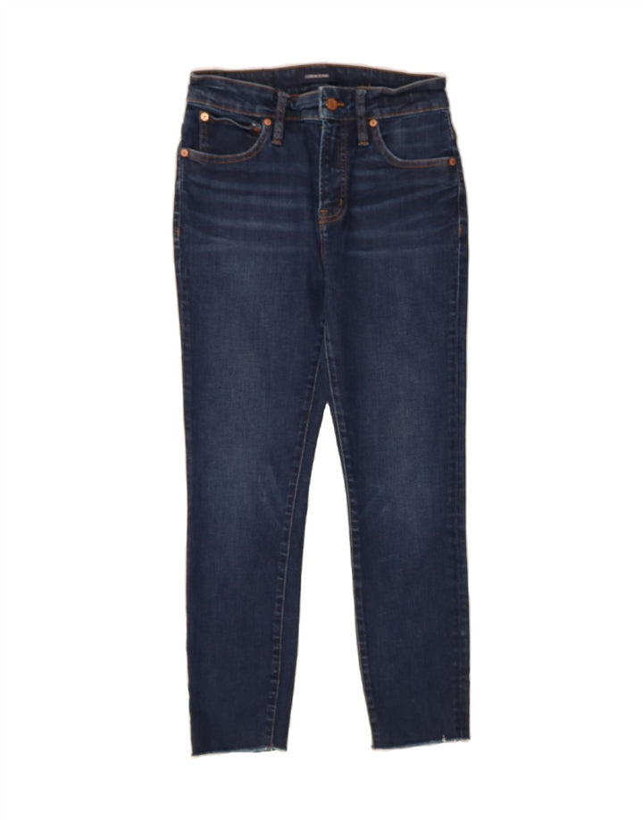 J. CREW Womens Cropped Jeans W27 L24 Navy Blue Cotton Vintage J. Crew and Second-Hand J. Crew from Messina Hembry 