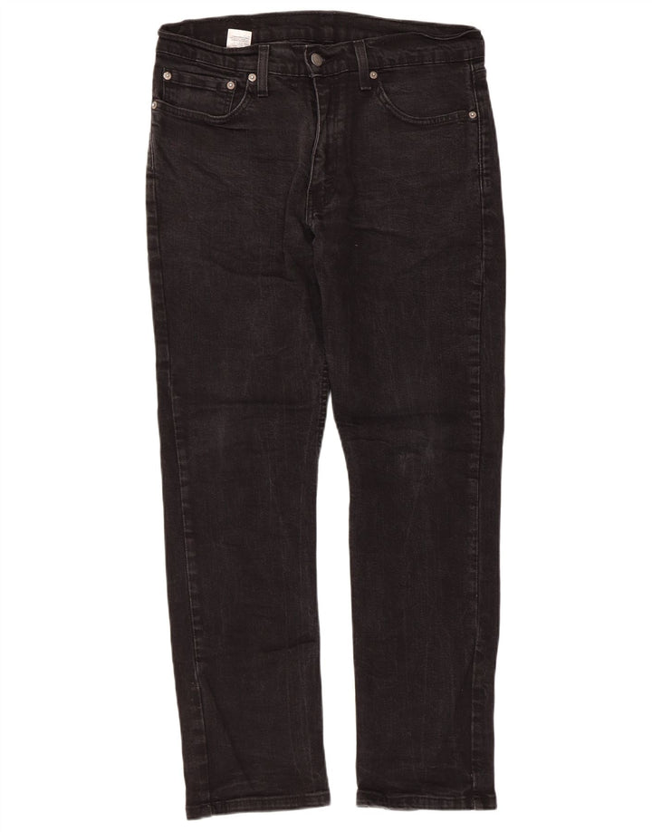Мужские узкие джинсы Levi's W34 L30, черный хлопок