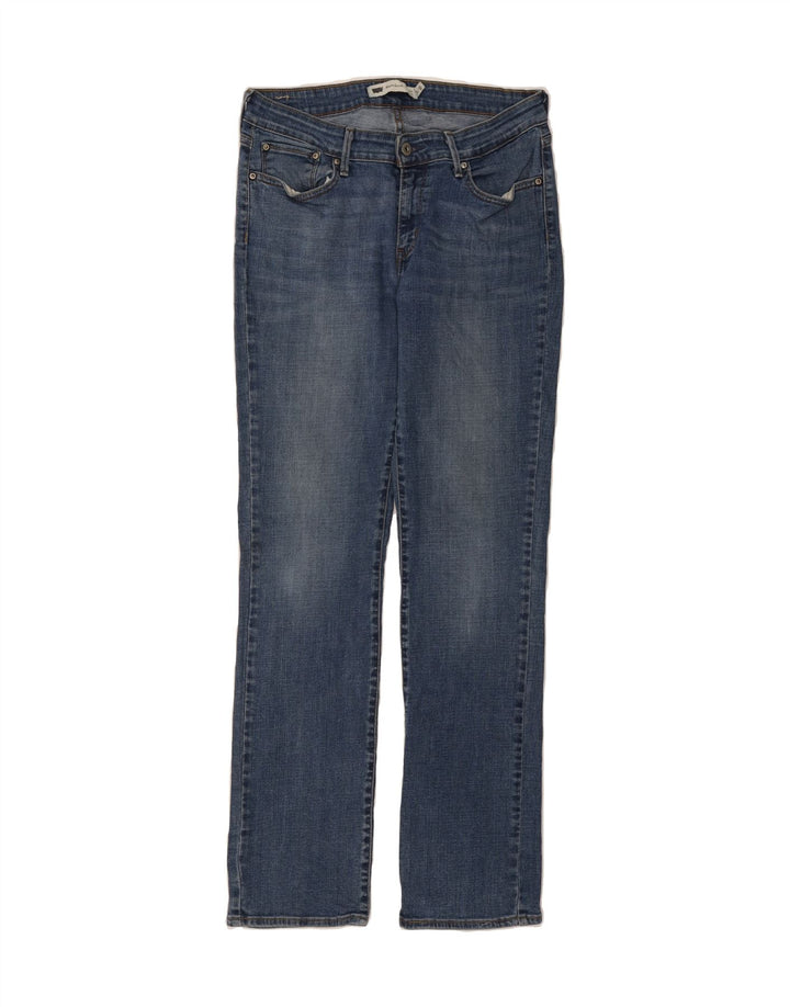 LEVI'S Womens Curvy Straight Jeans US 10 Large W32 L32 Blue Vintage Levi's and Second-Hand Levi's from Messina Hembry 
