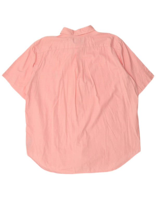 Polo Ralph Lauren Mens Big Short Sleeve Classic Fit Shirt XL Pink Cotton