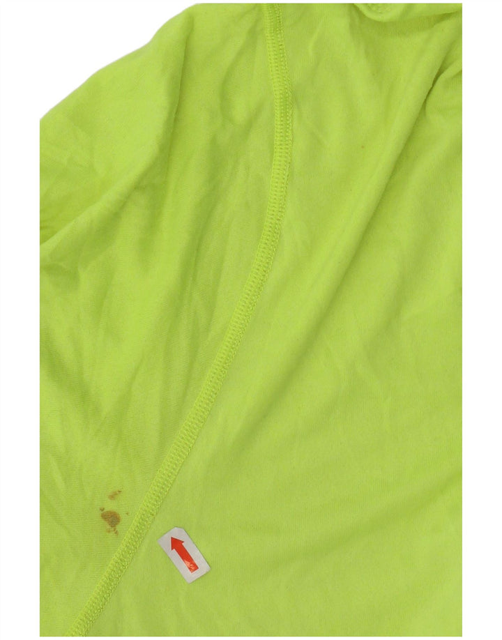 Мужская футболка NIKE Dri Fit, большой зеленый полиэстер
