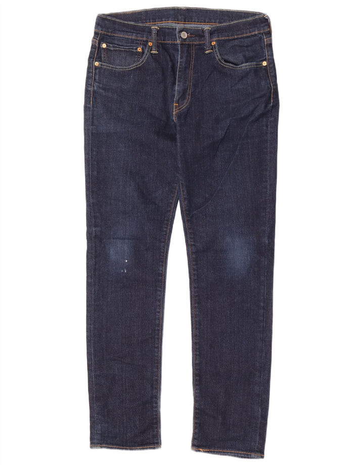 Мужские джинсы Levi's 511 Slim W34 L32 Темно-синие, хлопок