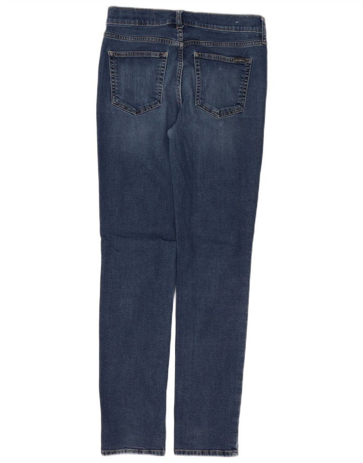 EDDIE BAUER Женские слегка пышные узкие джинсы США 4, маленькие W28 L30, синие
