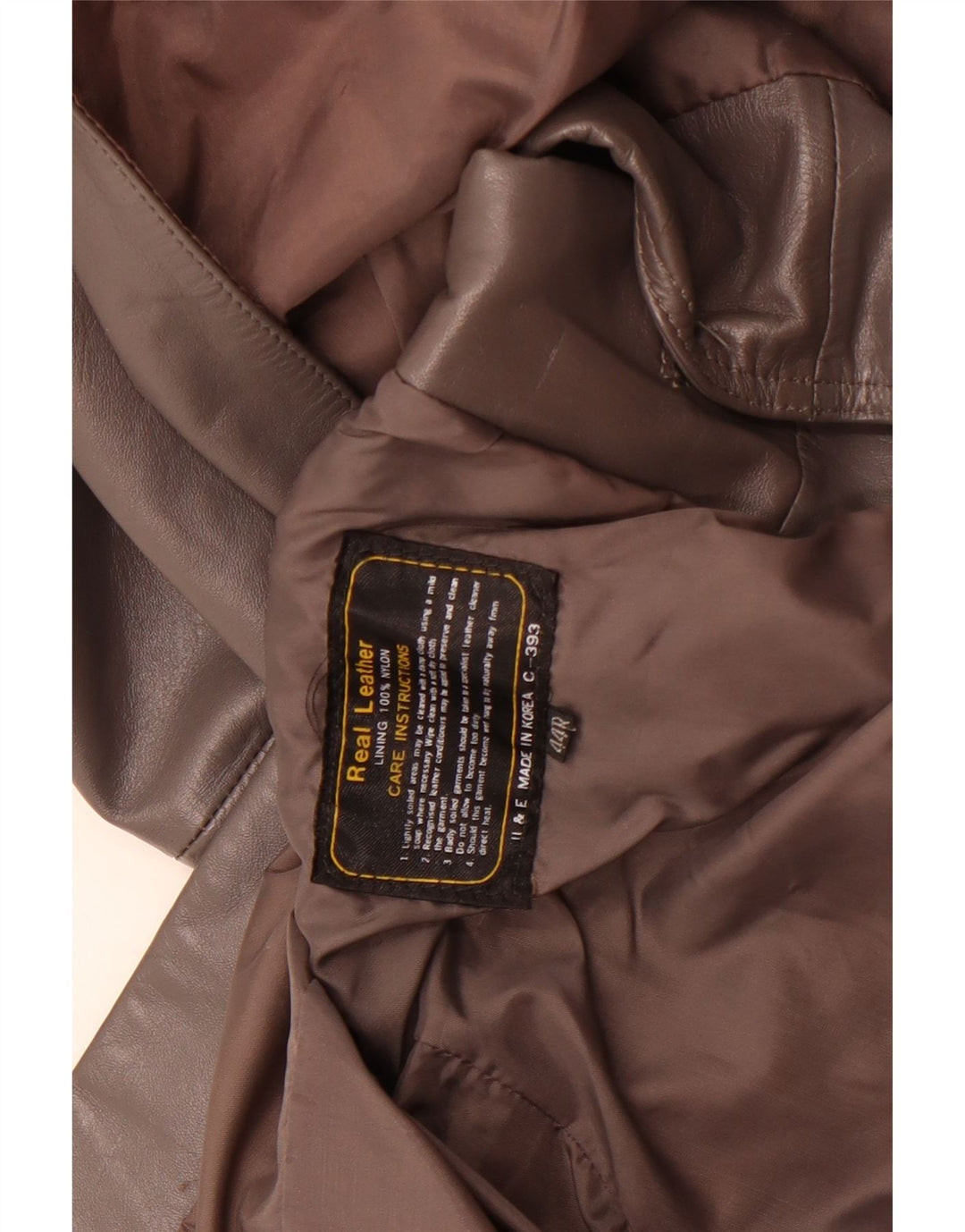 Винтажный мужской кожаный пиджак с 2 пуговицами, Великобритания, 44, 2XL, коричневый кожаный пиджак