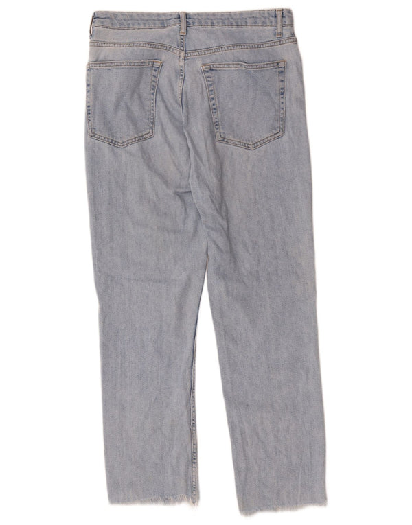 Женские прямые джинсы Topshop W32 L27, синий хлопок