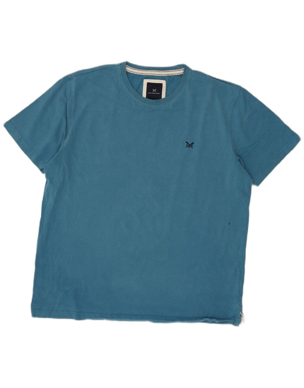 Crew Clothing Мужская футболка Top XL Синий Хлопок