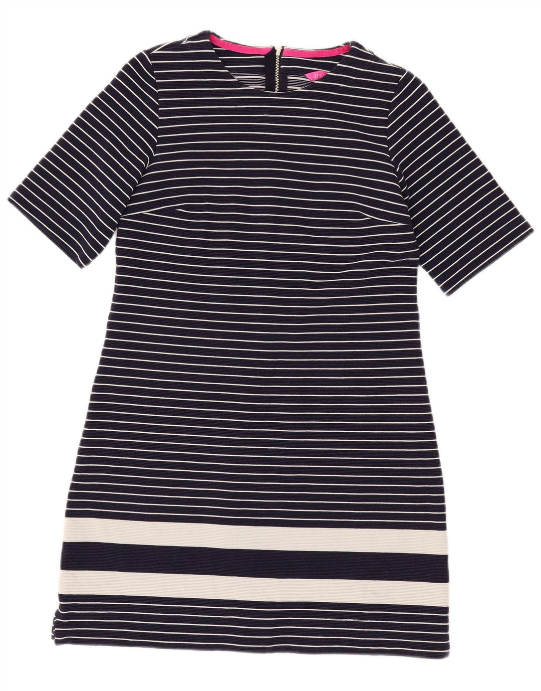 Женское базовое платье Joules UK 12, средний темно-синий в морскую полоску