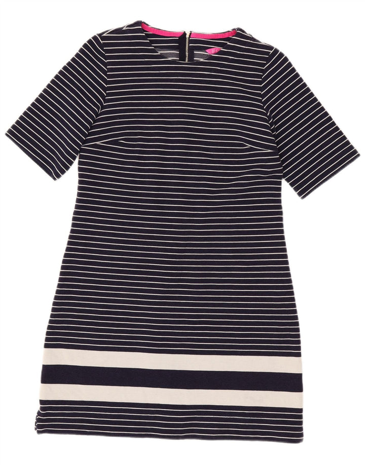 Женское базовое платье Joules UK 12, средний темно-синий в морскую полоску