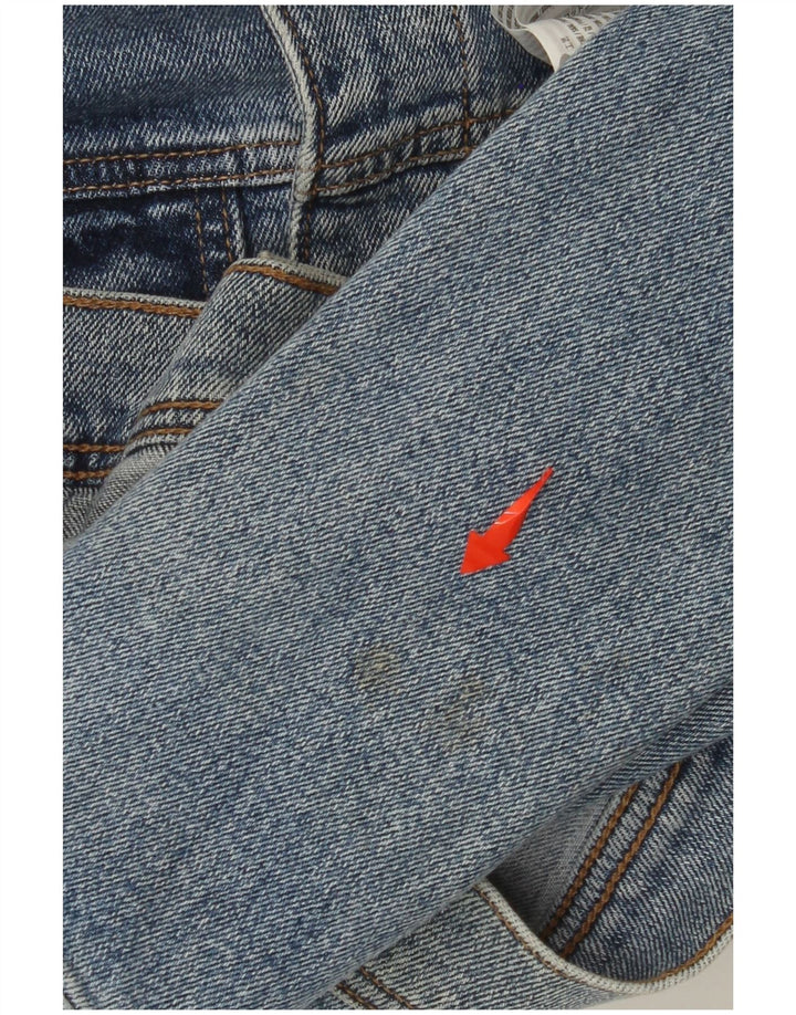 Джинсовая куртка ABERCROMBIE & FITCH для мальчиков 13-14 лет, синяя, хлопок