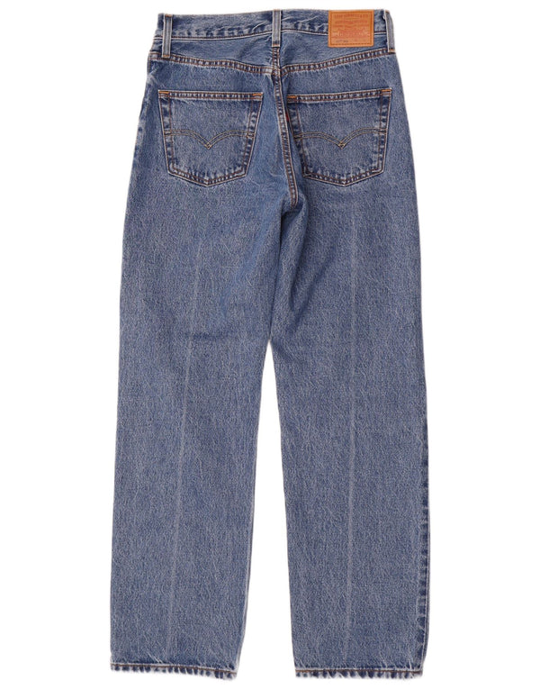 Женские прямые джинсы Levi's 501 W26 L30 синие, хлопок 90-х