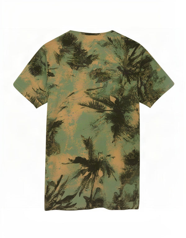Мужская футболка Benetton Top Small Green Hawaiian