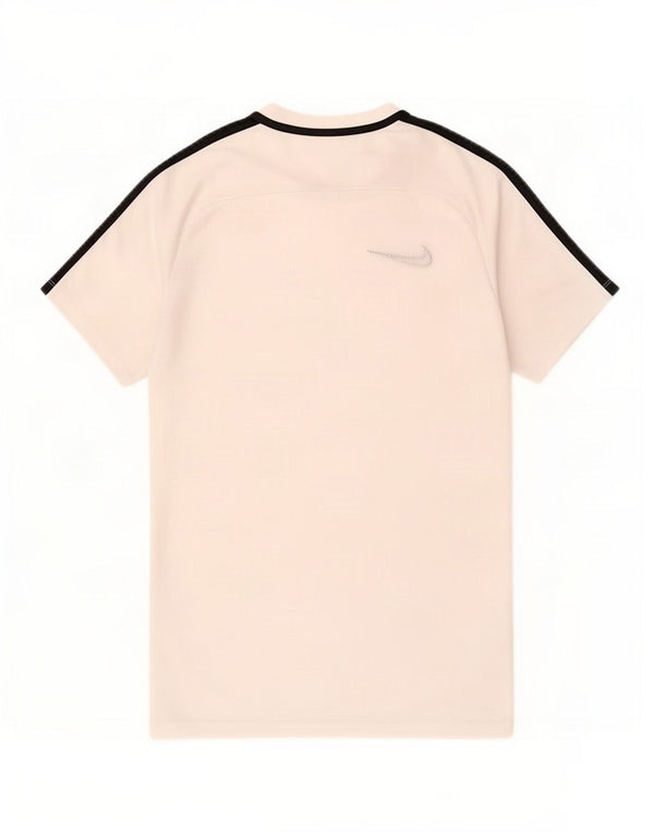 Мужская футболка Nike Dri Fit, маленький белый полиэстер