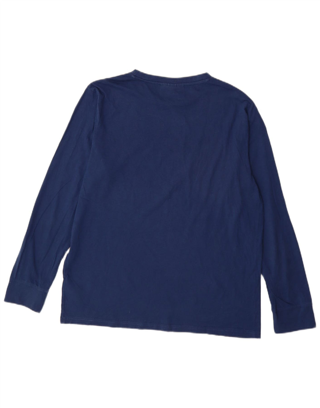 Мужской топ Nautica с длинным рукавом и рисунком, большой размер, темно-синий, хлопок