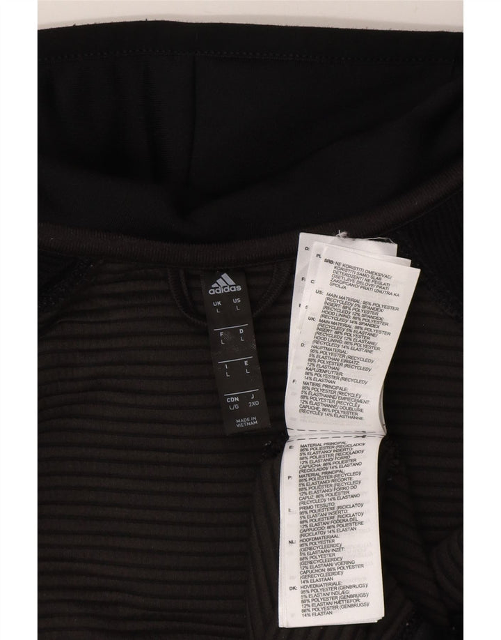 Мужской спортивный костюм Adidas с капюшоном, верхняя куртка, большой черный полиэстер