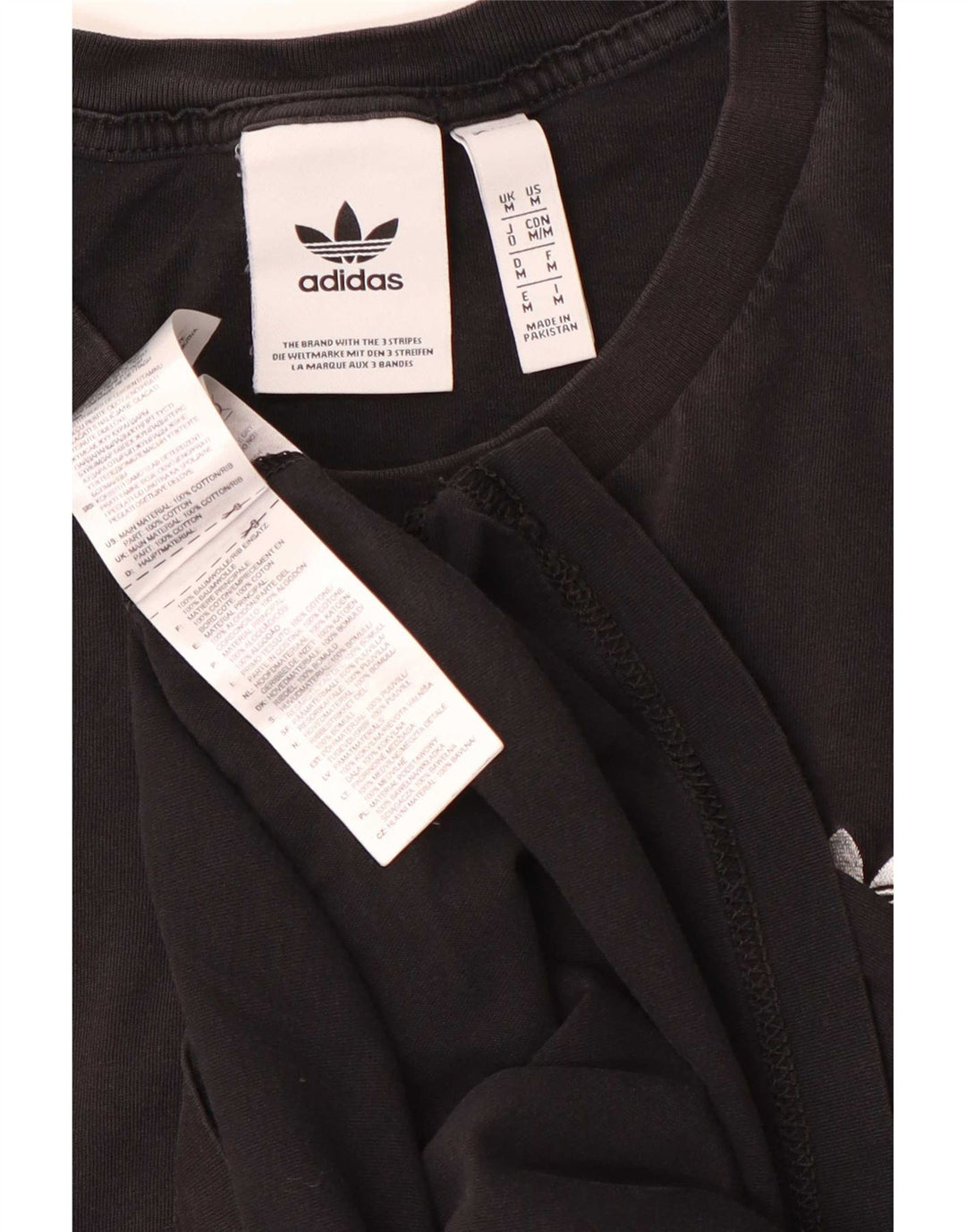 Мужская футболка Adidas Top Medium Black Cotton